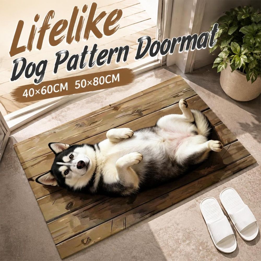 Quick Dry Diatomite Bath Mat - Dayanıklı Diatomit Köpek Desenli Yer Matı