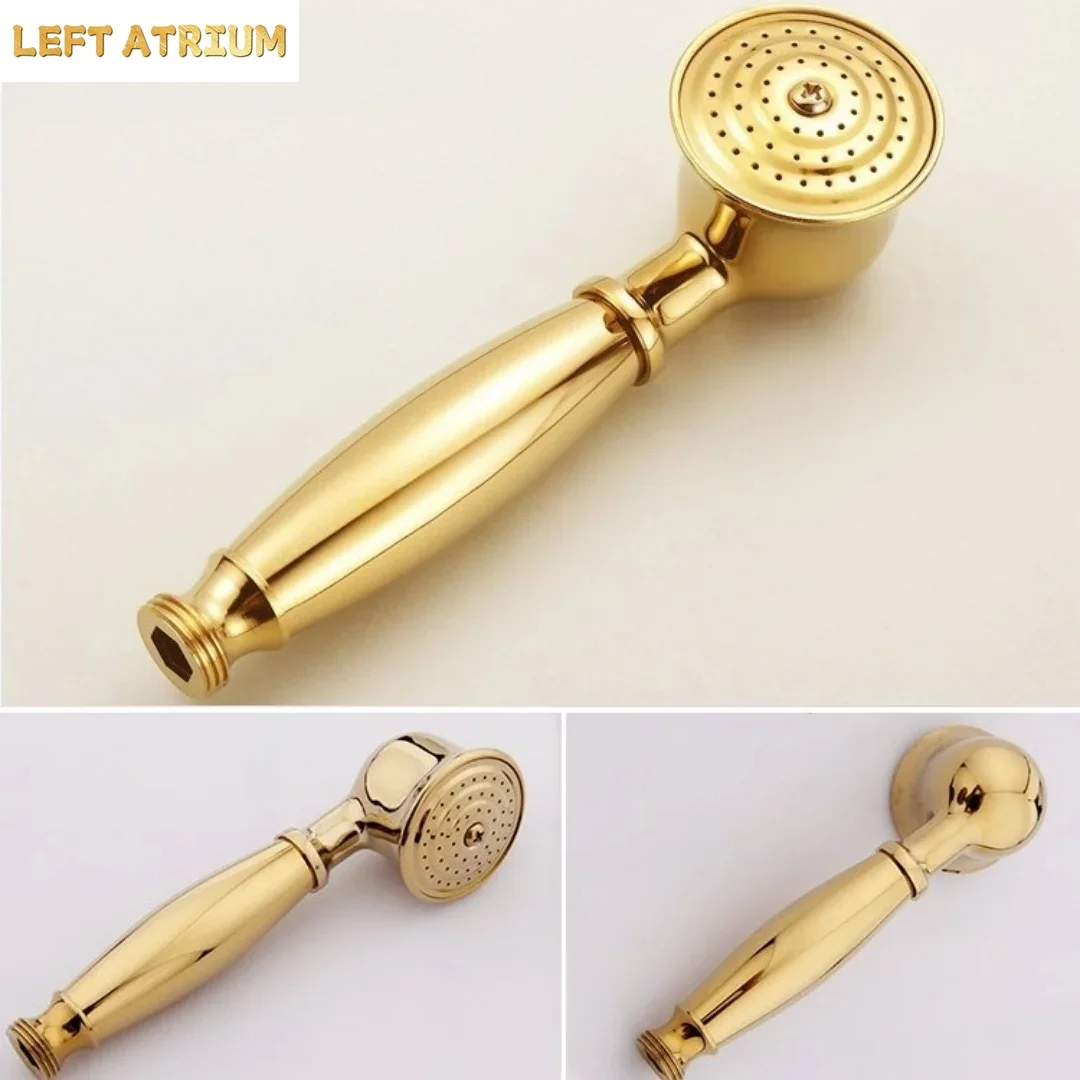 High Pressure Shower Head Handheld - Pirinç Rengi, Gül Altın Tonlarında, Yüksek