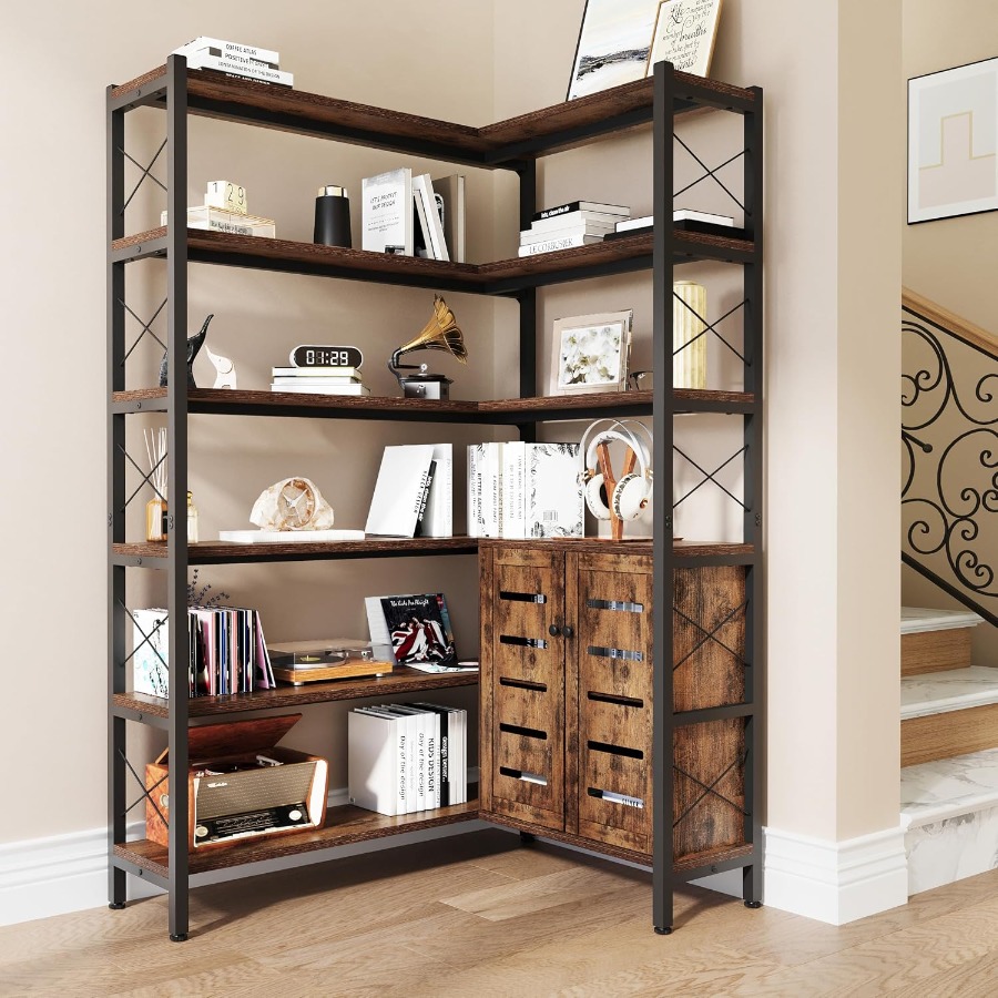 Oturma Odası için 6 Raflı Köşe - Storage & Organization incelemesi ve fiyatı