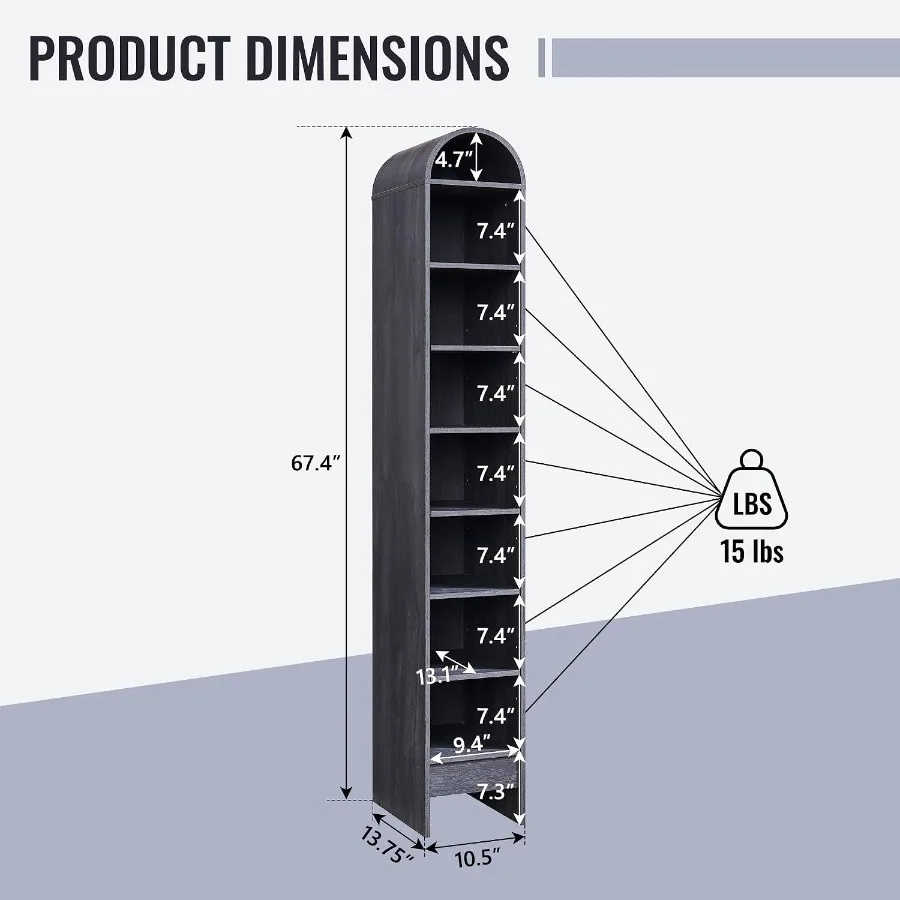 67 cm Yüksekliğinde, Kemerli T - Storage & Organization incelemesi ve fiyatı
