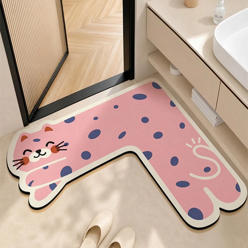 Çizgi Film Desenli Köpek Figür - Quick Dry Diatomite Bath Mat incelemesi ve fiyatı