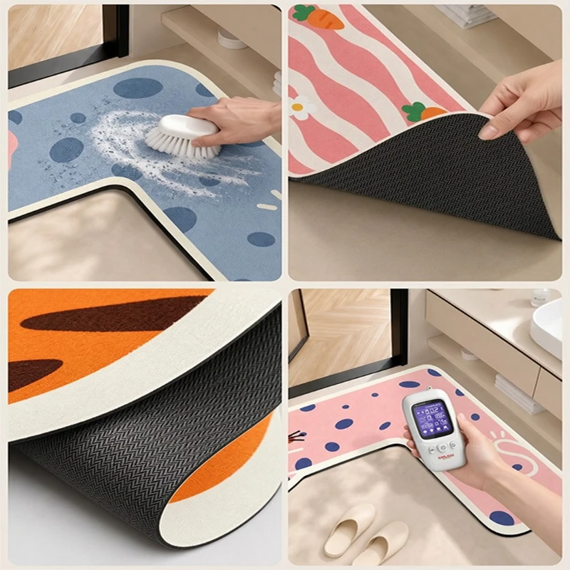 Çizgi Film Desenli Köpek Figür - Quick Dry Diatomite Bath Mat incelemesi ve fiyatı