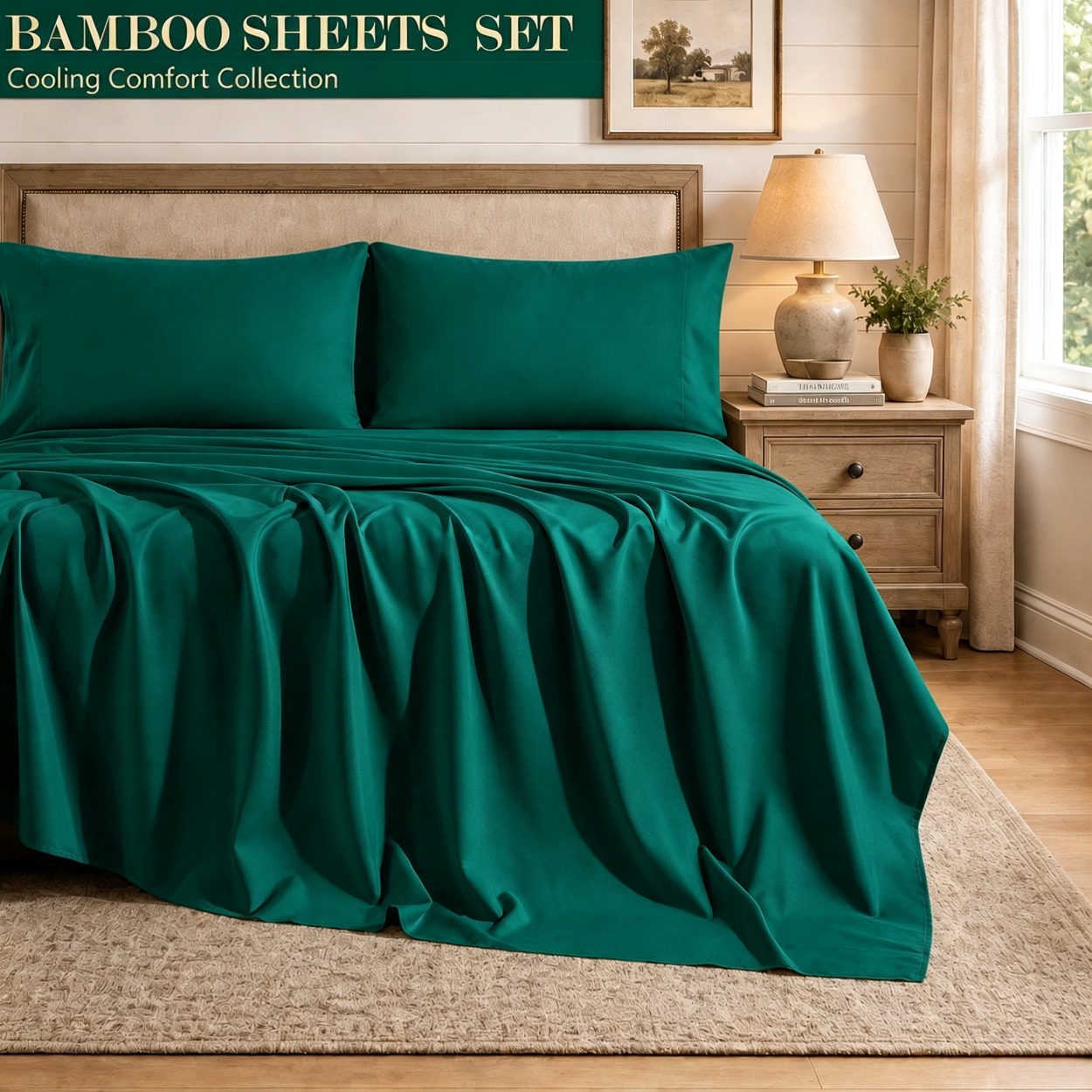 3/4 adet bambu soğutmalı nevre - Fitted Bed Sheets Deep Pocket incelemesi ve fiyatı