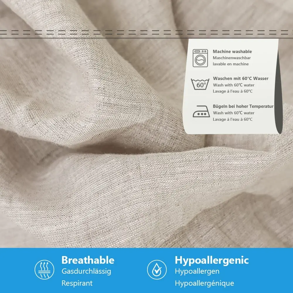 Saf Keten Çarşaf, 35 cm Derin  - Fitted Bed Sheets Deep Pocket incelemesi ve fiyatı