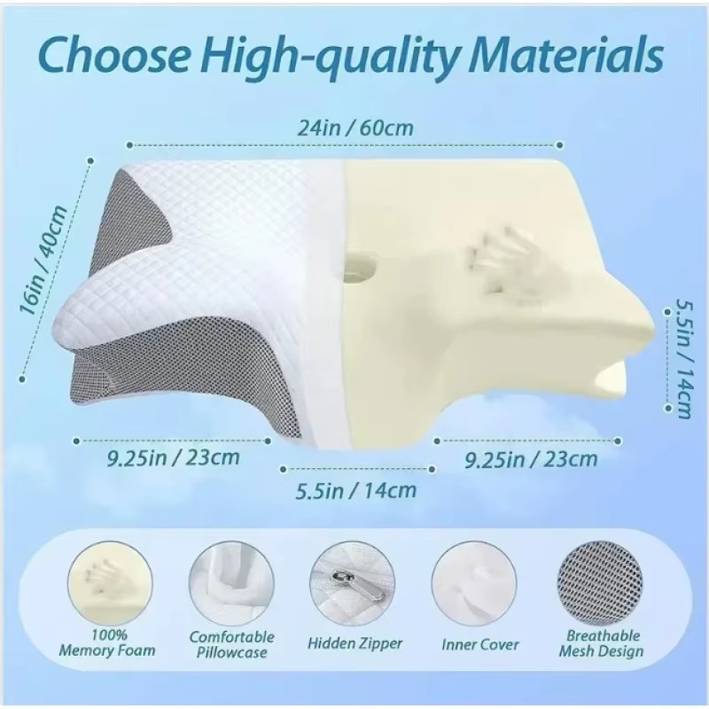 Ağrıları Hafifleten ve Rahat B - Memory Foam Orthopedic Pillow Neck Pain incelemesi ve fiyatı